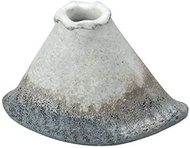 山庄陶器 信樂燒 冬之富士 花瓶 G5-3708