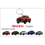 isuzu dmax  d-max pickup multi colour keychain (2d)