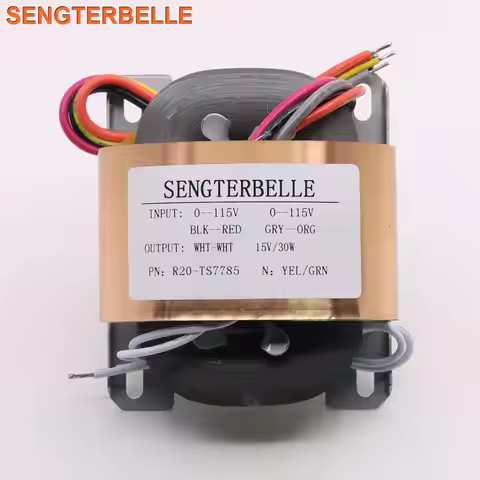 30W R-Core Transformer 30VA Output 5V 9V 12V 15V 19V 24V 26V Power Transformers For Linear Power Sup