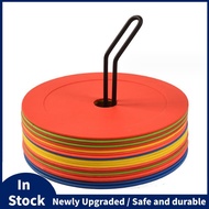 10Pcs Soccer Flat Cones Marker Disc Marker Disc Basketball Sports Speed Agility Training Markers,Por