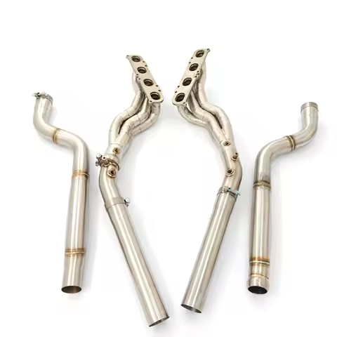 High Quality CSZ C63 W204 Headers For Mercedes Benz C63 AMG W204 6.2L V8 Long Tube Headers Manifold 