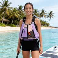 Life Jacket Adult Men Women Paddle Board Kayak Breathable Short Water Entertainment Swimming Buoyanc