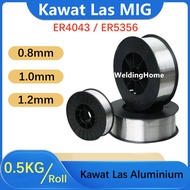 Kawat Las MIG 0.5kg ER4043 ER5356 Kawat Las Aluminium Alu 0.8mm 1.0mm 1.2mm Almunium mig wire ER4043