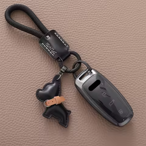 TPU Car Key Case Remote Cover Shell Holder Protector For Audi A3L A4L A5 A6L Q4 e-tron A7L Q5 Q6 RS6