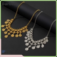 DARBEMY Tassel Necklace, Bohemian Style Vintage Coin Necklace, Multipurpose Versatile Bohemian Neckl