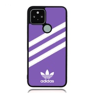 Google Case PIXEL 8 7A 7 6 6A 5 5A 4 4A 3 3A 2 Pro XL 4G 5G Adidas Samba White Purple Three Stripes 