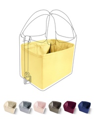 DGAZ Purse Organizer Silky Smooth Fits picotin 18/22 Bags,Silk,Luxury Handbag Tote in Bag Shapers (j