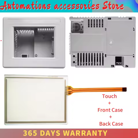 PanelView Plus 600 2711PC-T6C20D 2711PC-T6M20D Touch Screen Panel Glass Digitizer with Front Back Pl