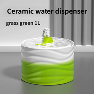 Automatic Water Feeder 1L 1.5L Ceramic Cat Water Fountain Dog Water Dispenser for Dogs Cats Water Dr