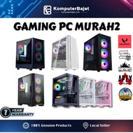 ⭐1 YEAR WARRANTY⭐ BUDGET GAMING PC CUSTOM MADE MURAH DESKTOP PC FULL SET DESIGN OFFICE PUBG GTAV CSG