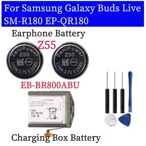 New Battery EB-BR800ABU 472mAh For Samsung Galaxy Buds Live SM-R180 EP-QR180 Earphone Headset Batter