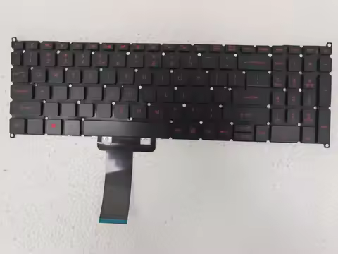 US Backlit Keyboard for ACER Spin 5 SP515-51N GN Nitro NP515-51 N17W1 Red key backlit (END Key)