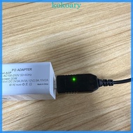 KOK 8 4V Li-ion  Power Adapter Cable Type-C to DC5521 Power Supply Adapter