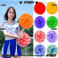 OPTIMISTI8E Cheerleader Pom Poms Dress Costume Competition Flower Double hole handle Club Sport Supp