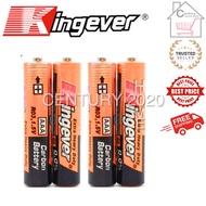 KINGEVER AAA Battery Super Quality AAA Carbon Battery 4pcs/pack