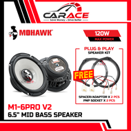 MOHAWK Speaker Alza 2009-2013 Plug and Play Speaker PNP Front Rear Door 6 inch Speaker PERODUA Alza 