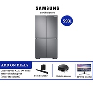(NEW IN 2021) Samsung 593L Multi Door Fridge RF59A70T3S9/SS with All around cooling system | Power Cool | Power Freeze