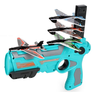 4 pcs aircraft Children Airplane Launcher sport kids toy aeroplane gun fly sky pistol kapal terbang