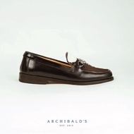 VinArch’s Fur Loafers for Men’s โลฟเฟอร์ทรงผู้ชาย หนังแท้ขนวัว (random pattern)