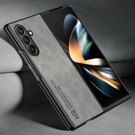 Luxury Sheepskin Leather Case Compatible For Samsung Galaxy Z Fold7 Soft Shockproof Back Cover For S