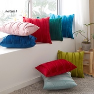 [LV] Elegant Pillowcase with Invisible Zipper Pillowcase with Invisible Zipper Modern Square Pillow Shams Stylish Plush Cushion Cover for Bedroom Living Room Decor Invisible