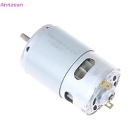 Annasun 42mm RS-775VC Motor DC 24V-36V 11800RPM High Speed Power Front Ball Bearing 775 Motor For El