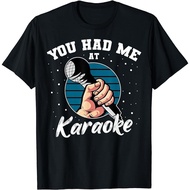 Karaoke Lover Ktv Singing Microphone Instrumental Singer T-Shirt