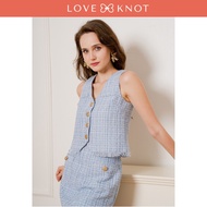 Love Knot Eudora Tweed Vest Top