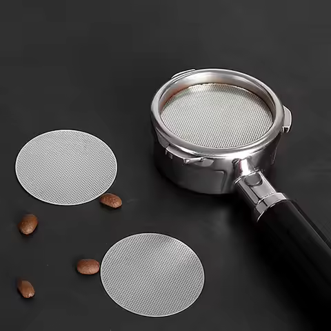 51mm 53.5mm 58.5mm Espresso Puck Screen Stainless Steel Coffee Filter Reusable Filter Mesh Screen Es