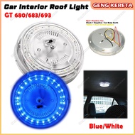 Universal Car Interior Indoor Lamp LED Roof Light GT-680 / GT-683 / GT-693 ( Blue / White )