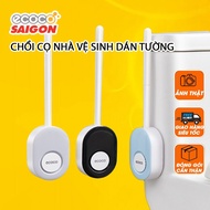 Ecoco flat flexible wall-mounted toilet brush and silicone toilet brush - ECOCO 2204