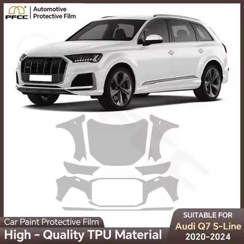 TPU For Audi Q7 S-Line 2020-2024 Precut Full Car PPF Film 8.5Mil HD Clear Anti-Scratch Car Paint Pro