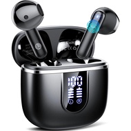 Wireless Earbuds, 2026 Bluetooth 5.4 Headphones with 3D Bass Stereo, 40H Ultralight in-Ear Buds, Blu