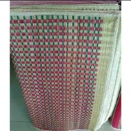 Tikar mendong 75 (150x200cm) pandan asli jumbo tebal samak lesahan tiker lipat alami tenun kloso