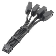 【Ready Stock】 4x8-Pin To 16-Pin Graphics Card Power Supply 4x8-Pin Adapter Pcie 5.0 Line 15CM