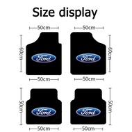 {dhftg} 4 Pack Car Suede Rugs Fit Ford Focus mk2 mk3 Fiesta Ranger Mondeo S-MAX Kuga Mustang KA Easy