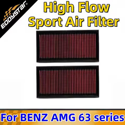 High Flow Sport Air Filter For BENZ AMG C63 W204 C204 S204 CLK63 C209 E63 W211 ML63 S63 R63 SCL63 Wa
