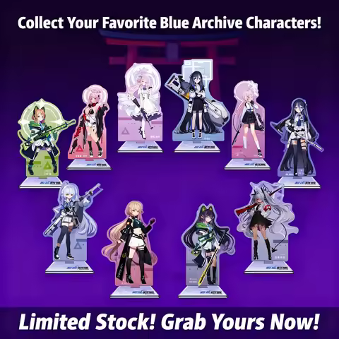 Blue Archive 16cm Acrylic Layered Stand Anime Game Merchandise Desktop Decoration Wholesale Dropship