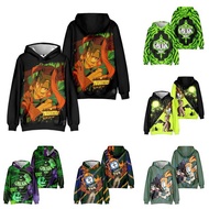 2025 Foreign Trade New Product Game Gas Lamp Zone 3D Printed Men Women Hooded Sweatshirt Jacket Anim