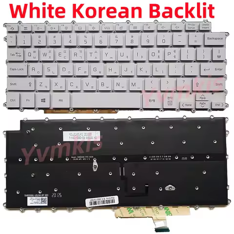 Korean/KR Backlit Keyboard For LG Gram 14Z90P 14Z95P 14Z90P-G 14Z90P-K 14T90P 14T90R 14Z90Q 14Z90Q-K