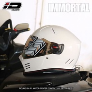 หมวกกันน็อคเต็มใบ ID รุ่น IMMORTAL แว่น2ชั้น Neo Classic แถมฟรีแก็ปหน้า รองรับการติดตั้งบลูทูธ นวมถอ