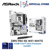 ASROCK Z890 PRO RS WIFI WHITE DDR5 / D5 LGA1851 MOTHERBOARD COMBO ULTRA 5 245K / ULTRA 7 265K/265KF 