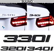 320i 330i 340i Badge Bright Black 3D Logo EMBLEM BMW E90 E46 F30 E30 E36 E91 E92 accessories