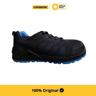 Terlaris Krisbow Sepatu Safety Shoes Auxo Ukuran 44 - Hitam/Biru Happy