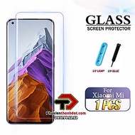 Tấm kính cường lực full màn dành cho Xiaomi Mi 10s trong suốt full keo UV hiệu Glass Pro - Hàng chín