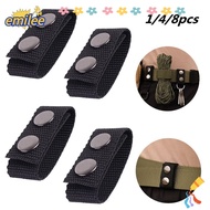 EMILEE 1/4/8Pcs Belt Keeper Double Snaps Portable  Heavy Duty