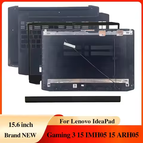 For Lenovo IdeaPad Gaming 3 15IMH05 15ARH05 Laptops Accessorie LCD Back Cover Front Bezel Hinges Cov