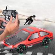 Drift Rc Car 4wd Rc Drift Car Mainan Alat Kawalan Jauh untuk Gtr Model Ae86 Kenderaan Kereta Rc Raci