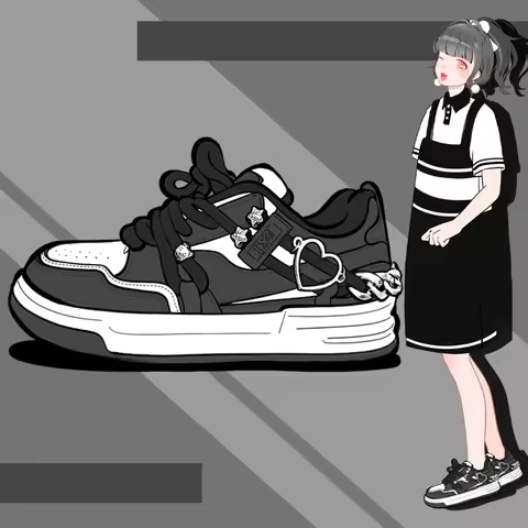 Amy and Michael Fashion Trend Designer Sneakers Female Women Hand Made Flat Casual Trainers Cute Gir