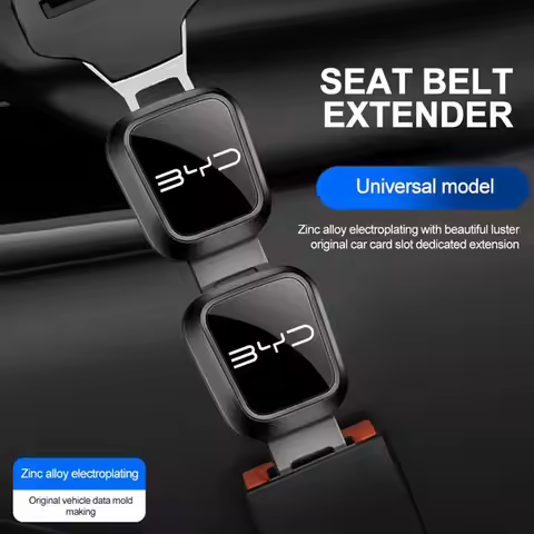 Car Seat Belt Clip Extender Dedicated Car Acesssories For BYD Atto 3 Yuan Plus Han Tang EV F3 E6 Dmi